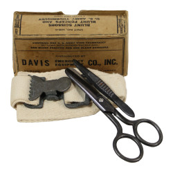 Kit, ciseaux, pince et garrot, US Army, Unit No. 108-C, DAVIS EMERGENCY EQUIPMENT CO., INC.