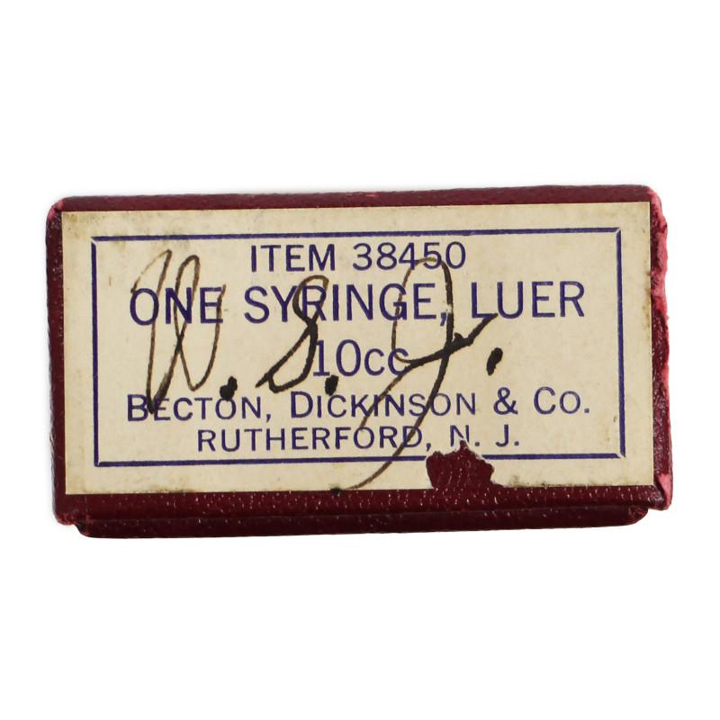 Syringe, 10 cc, BECTON, DICKINSON & CO., Item 38450