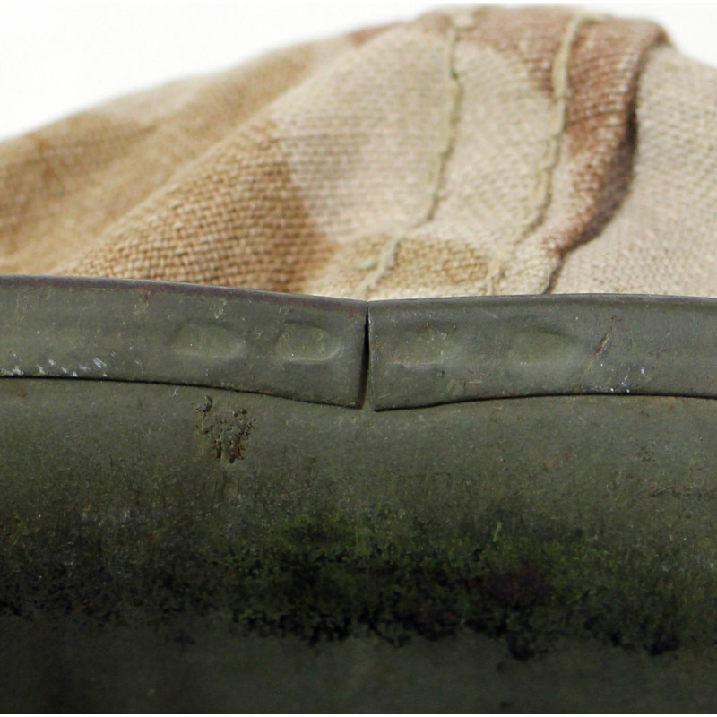 Casque M1, pattes mobiles, liner Westinghouse, couvre-casque camouflé, USMC, Corée