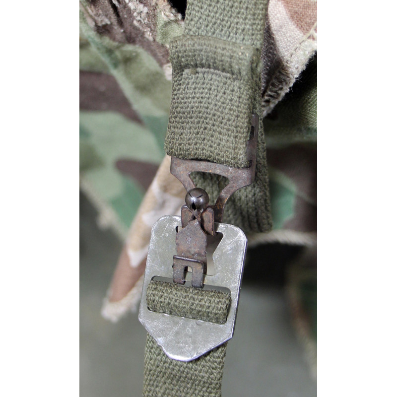 Helmet, M1, Swivel Loops, Wesinghouse Liner, with Camouflage Cover, USMC, Korean War