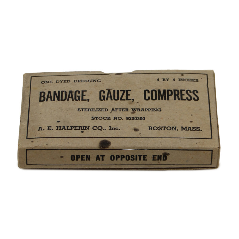 Bandage, Gauze, Compress, A.E. HALPERIN CO., Inc., Item No. 9200300