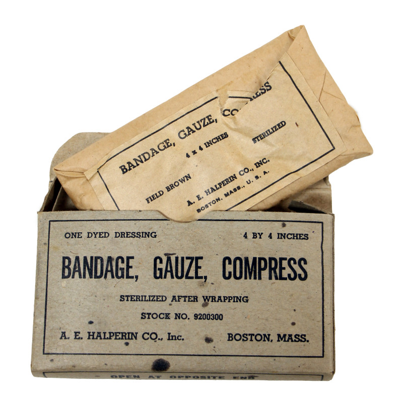 Pansement de gaze, A.E. HALPERIN CO., Inc., item No. 9200300