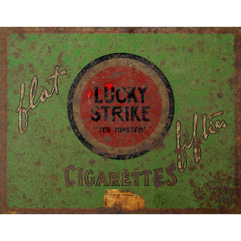 Boîte de cigarettes, LUCKY STRIKE, Flat Fifties, Normandie