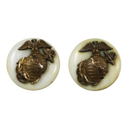 Earrings, Sweetheart, USMC