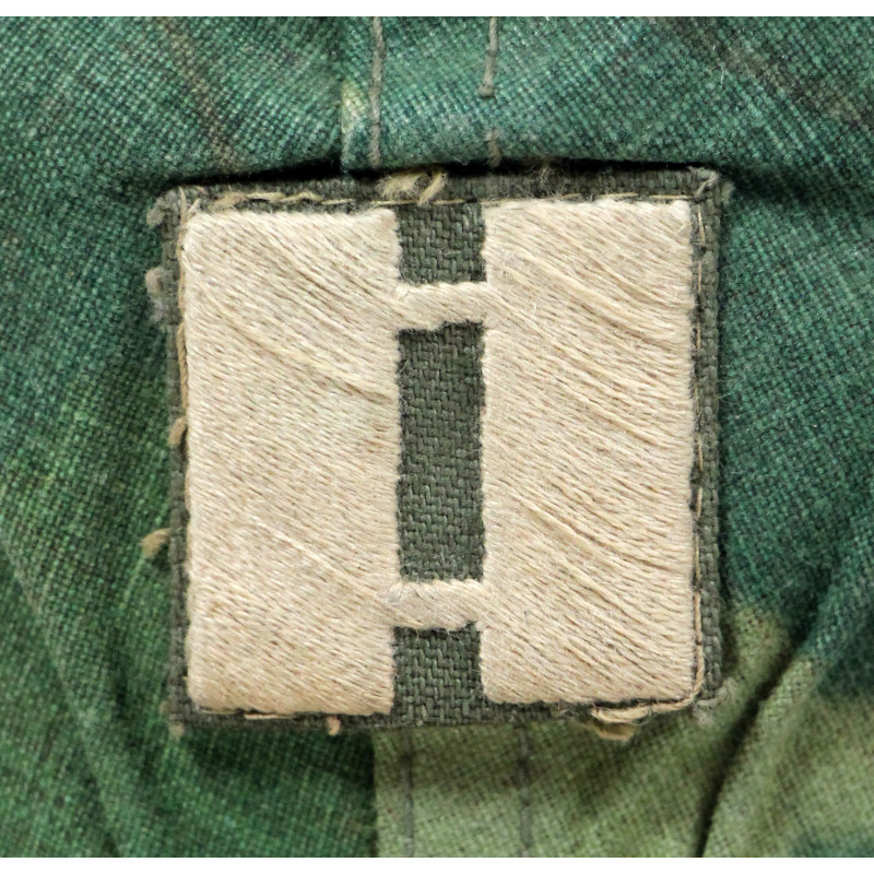 Helmet, M1, Complete, with Camouflage Cover, Captain, Vietnam War