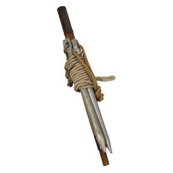 Piquets de tente allemands, aluminium et bois, 1936-1938