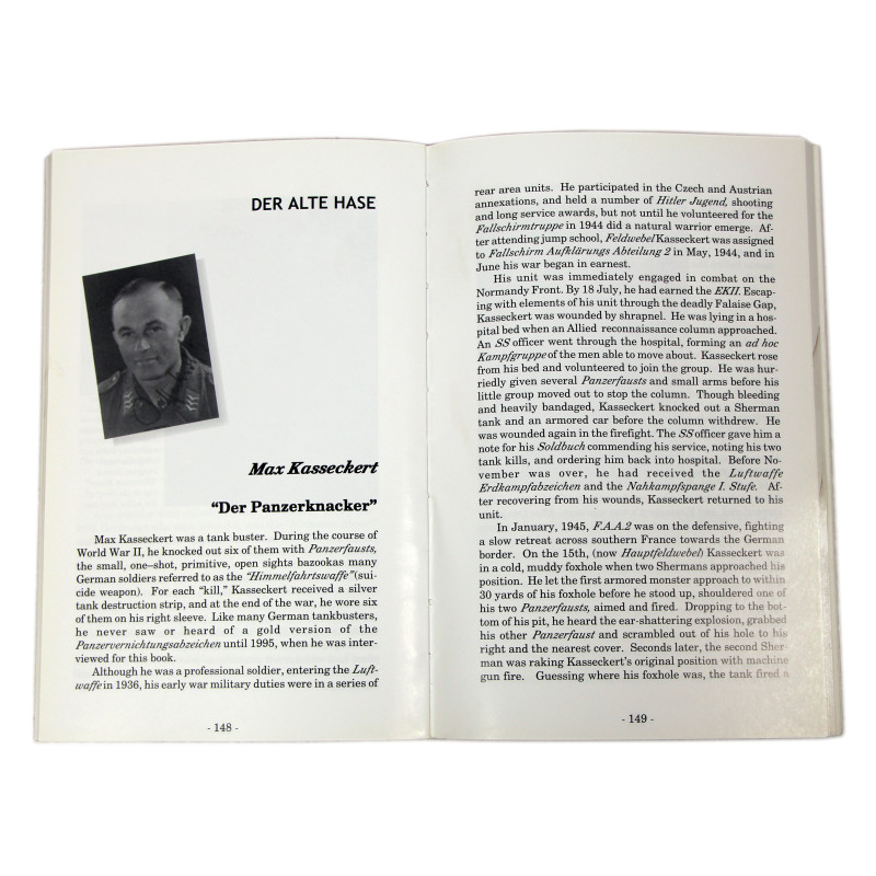 Book, Soldat - The World War II German Army Combat Collector's Handbook, Volume Eight, Fallschirmjäger