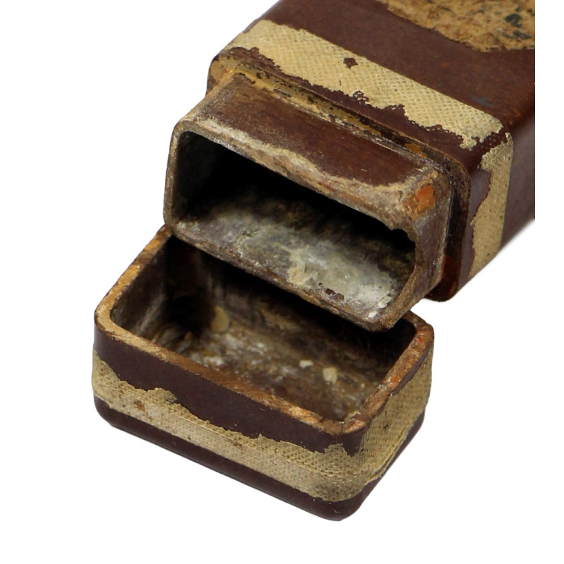 Case, Bakelite, German, for Anti-Gas Tablets, Skin Decontamination, 1942