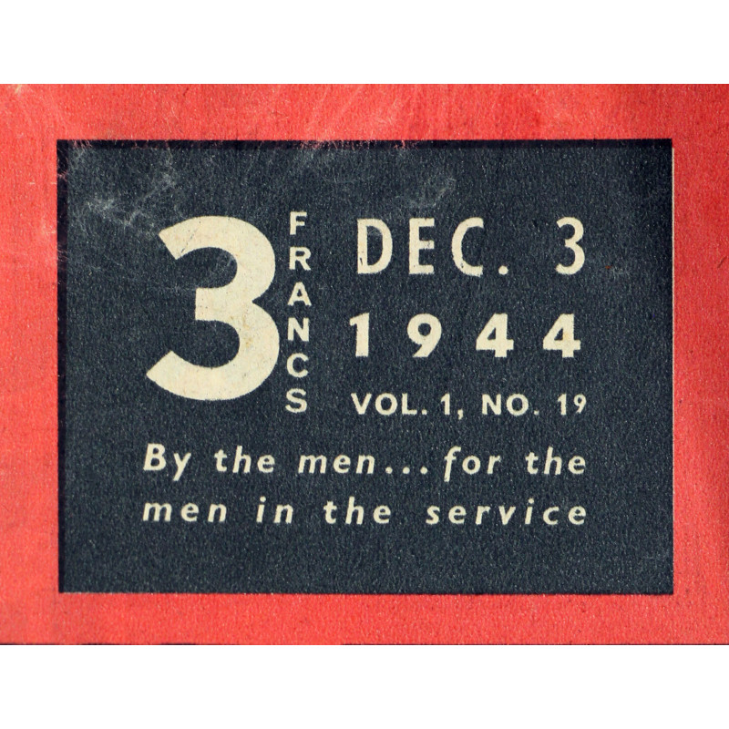 Magazine, YANK, Continental Edition, December 3, 1944, 'Fancy Dress in Florence'