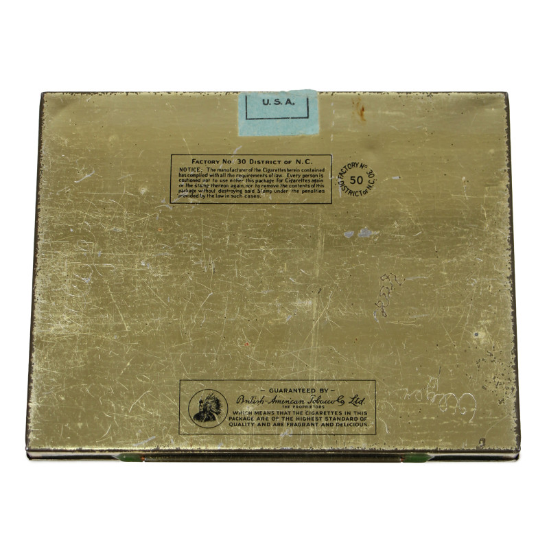 Boîte de cigarettes, LUCKY STRIKE, Flat Fifties