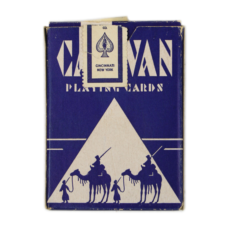 Deck, Playing Cards, CARAVAN, Blue, Complete