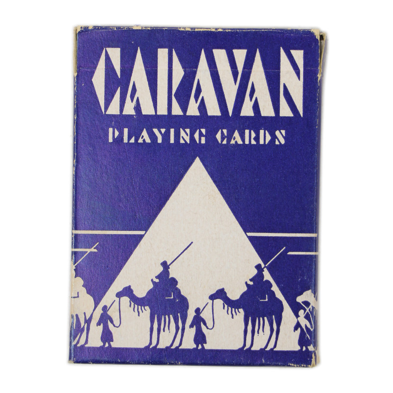 Deck, Playing Cards, CARAVAN, Blue, Complete