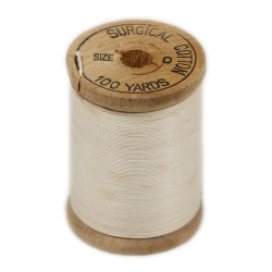 Bobine de fil à suture, Surgical Cotton, 100 yards