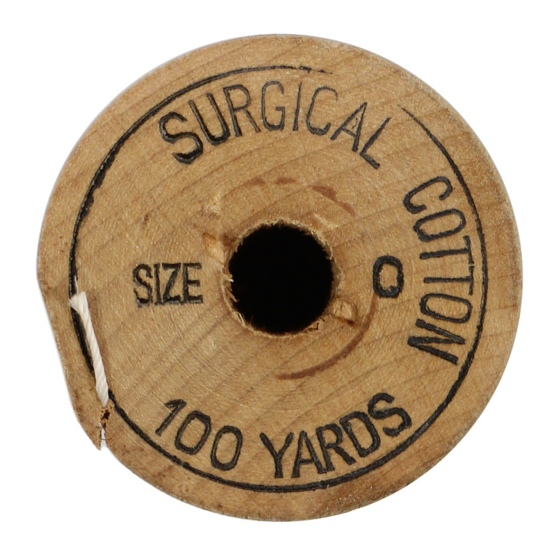 Bobine de fil à suture, Surgical Cotton, 100 yards