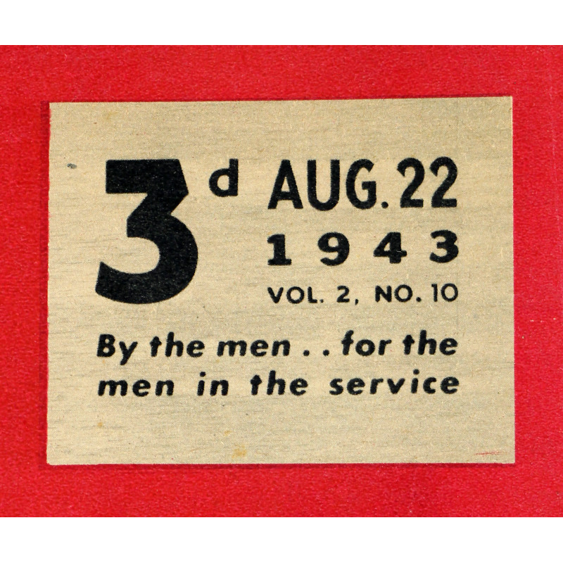 Magazine, YANK, British Edition, August 22, 1943, 'Sicilian Gateway'