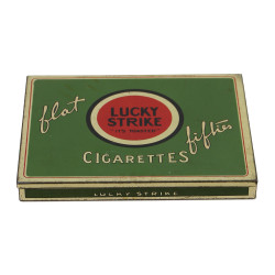 Boîte de cigarettes, LUCKY STRIKE, Flat Fifties