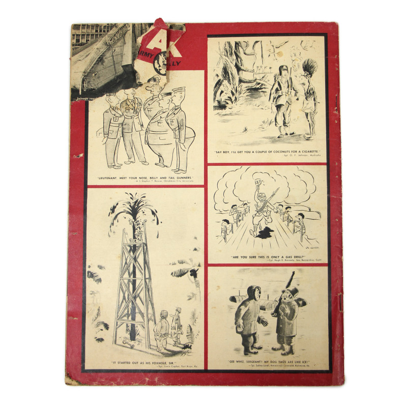 Magazine YANK, British Edition, 29 août 1943, "Souvenir Hunting, Southwest Pacific"