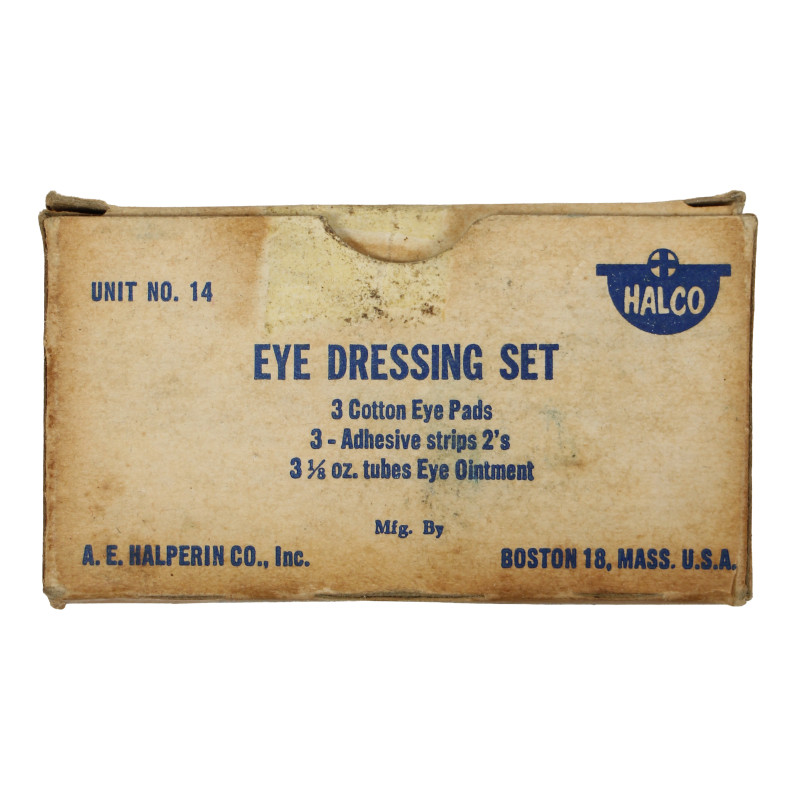 Set, Eye Dressing, Eye Dressing Set, A.E. HALPERIN CO., Inc.