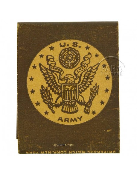 Pochette d'allumettes, U.S. ARMY