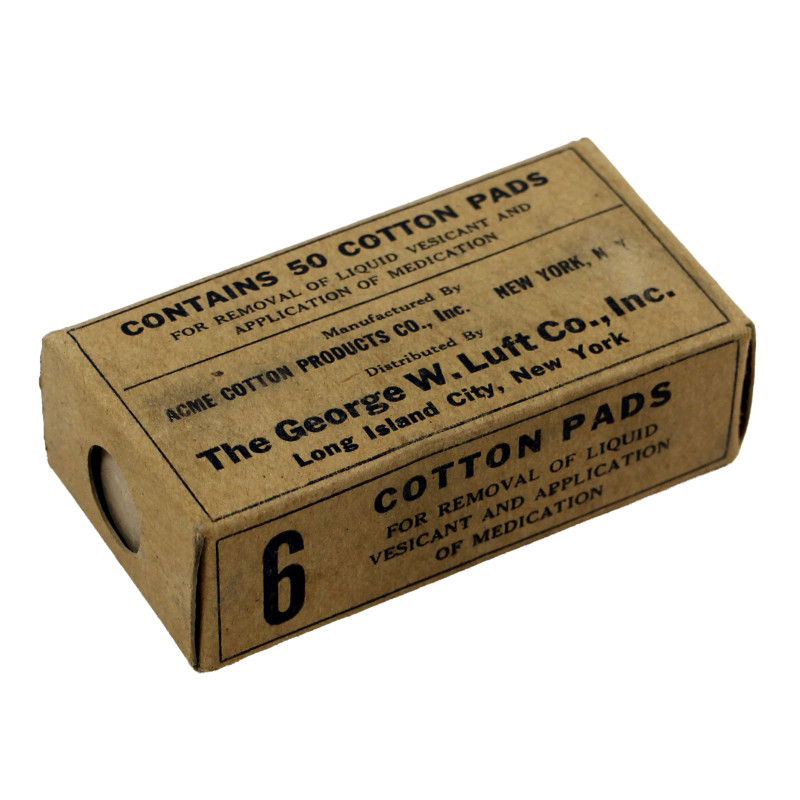 Paquet de 50 compresses en coton, ACME COTTON PRODUCTS CO.