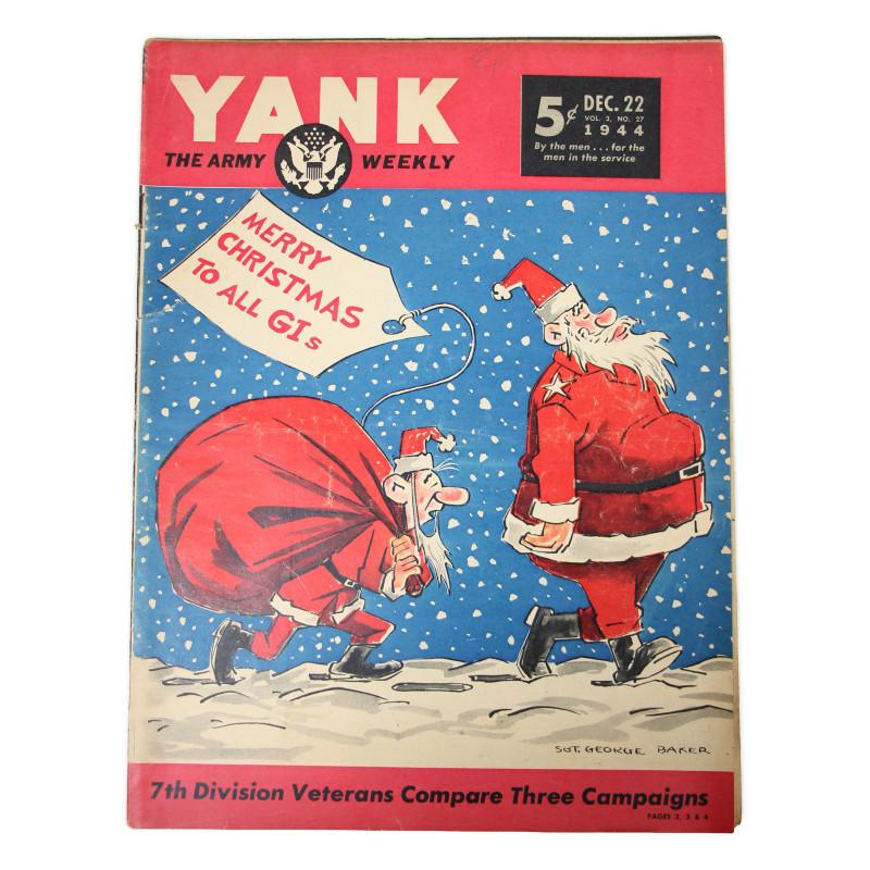 Magazine YANK, 22 décembre 1944, "Merry Christmas To All GIs"