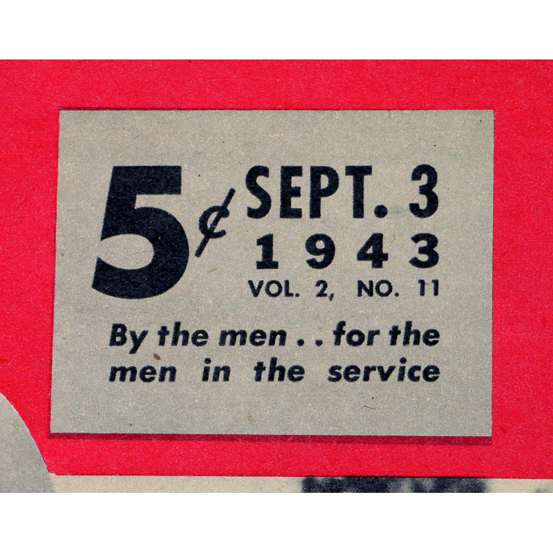 Magazine YANK, 3 septembre 1943, "Cannoneer"