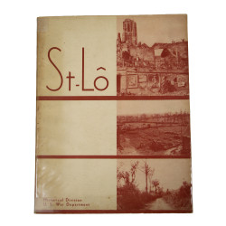 Book, Historical, St-Lô, Historical Division, U.S. War Department, 1947