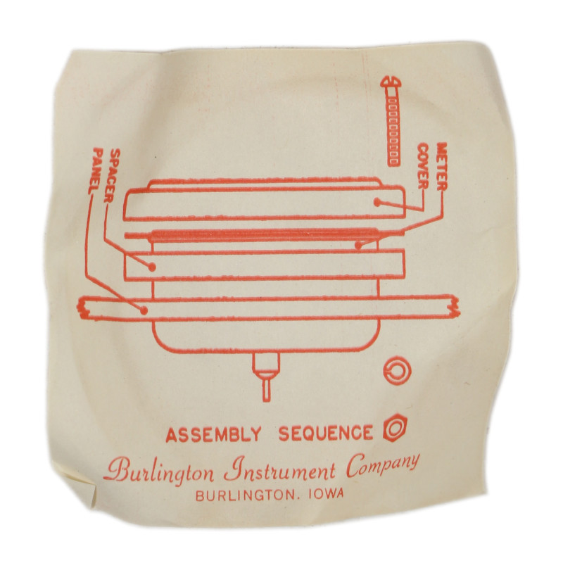 Milliammeter, Model 321, BURLINGTON, in Box
