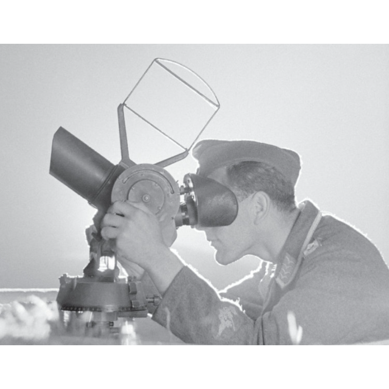 Caisse allemande, jumelles de Flak, Doppelfernrohr 10×80, Kriegsmarine