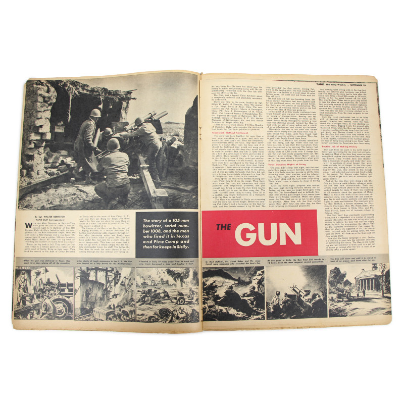 Magazine YANK, 10 septembre 1943, "Imported Stuff"