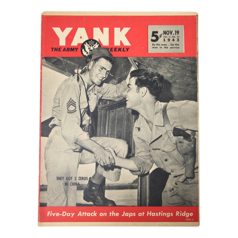 Magazine YANK, 19 novembre 1943, "They Got 5 Zeros in China"