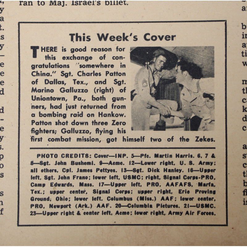Magazine YANK, 19 novembre 1943, "They Got 5 Zeros in China"