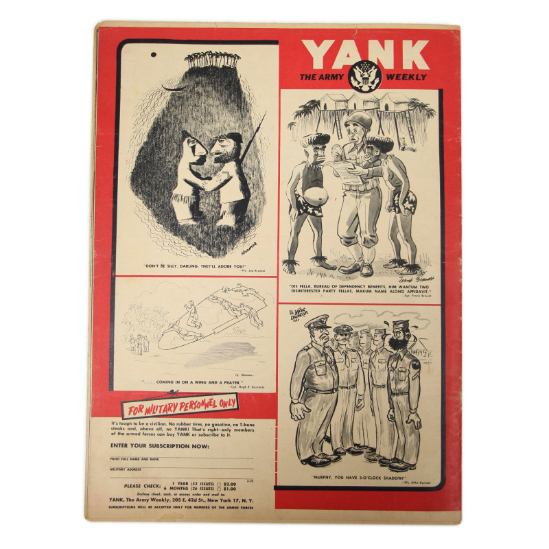 Magazine YANK, 19 novembre 1943, "They Got 5 Zeros in China"