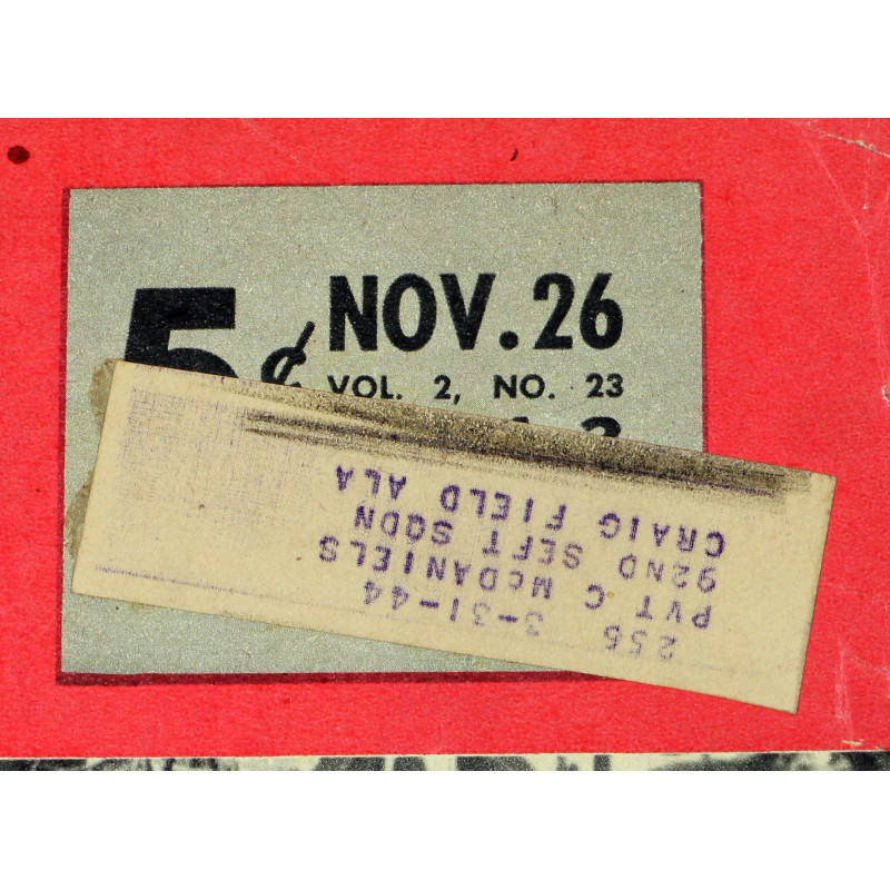 Magazine, YANK, November 26, 1943, 'The Enemy is Very Near'