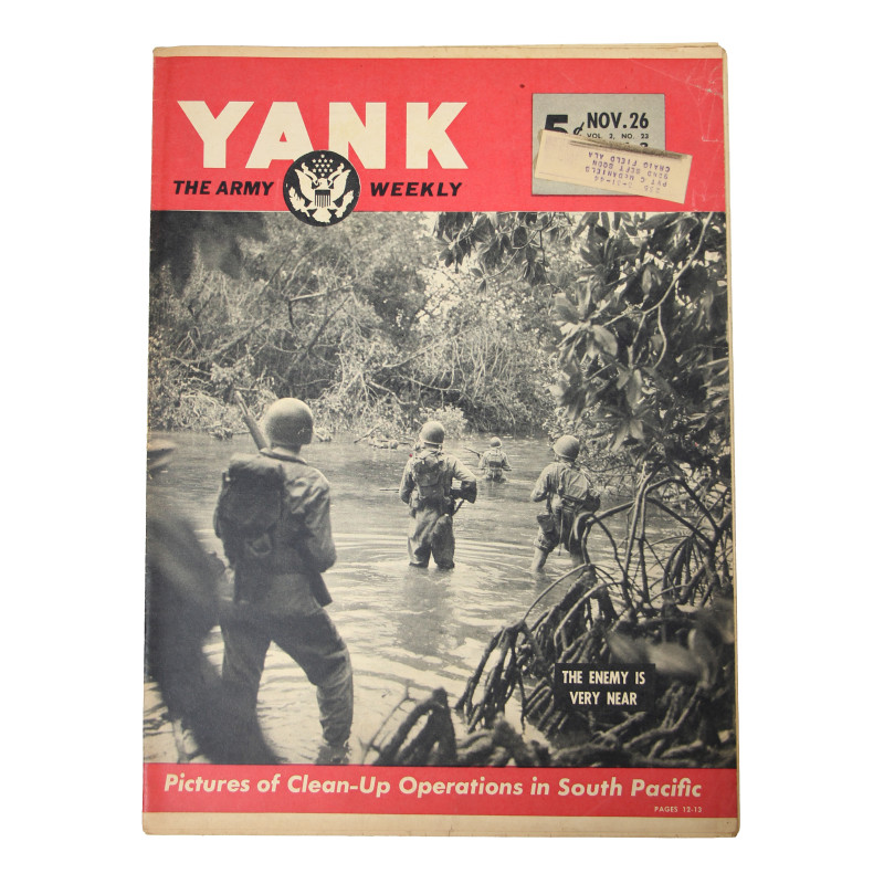 Magazine YANK, 26 novembre 1943, "The Enemy is Very Near"