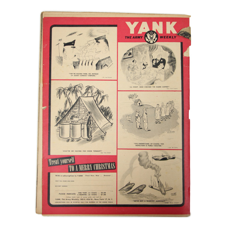 Magazine, YANK, December 17, 1943, 'Fijian Pupil'