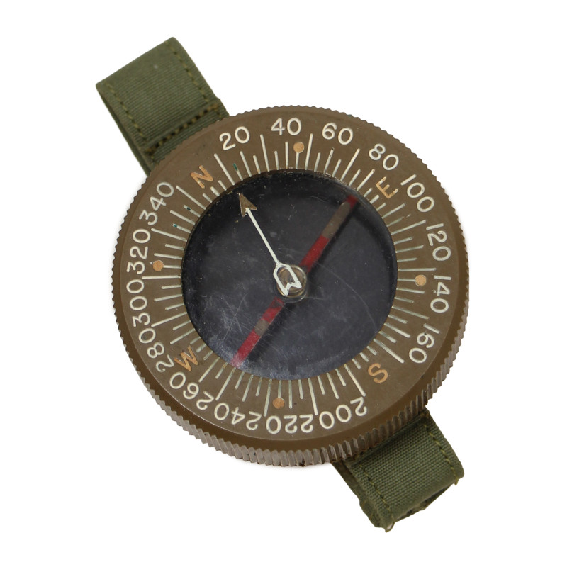 Boussole de poignet, Corps of Engineers, US Army, SUPERIOR MAGNETO CORP. 1944