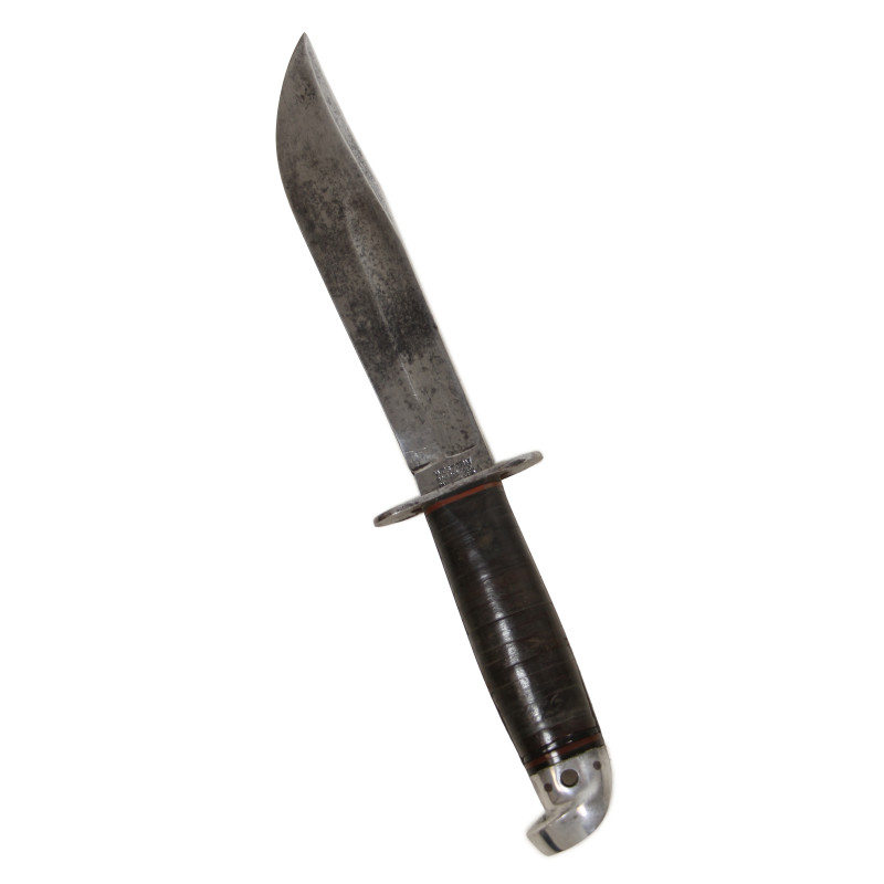 Couteau de combat, WESTERN, Shark, avec fourreau en cuir