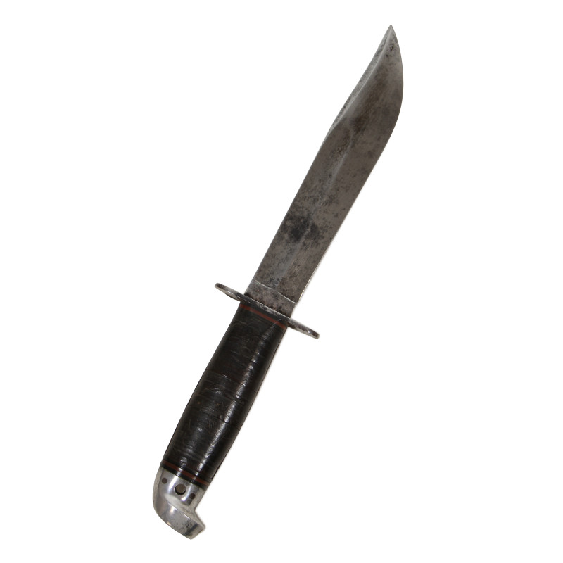 Knife, Fighting, WESTERN, Shark, with Leather Scabbard