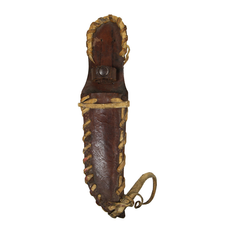 Couteau de combat, WESTERN, Shark, avec fourreau en cuir