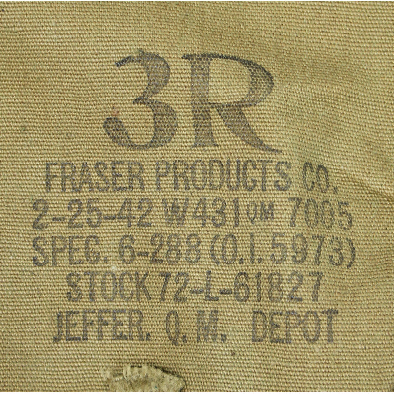 Leggings, Canvas, US Army, 3R, FRASER PRODUCTS CO. 1942