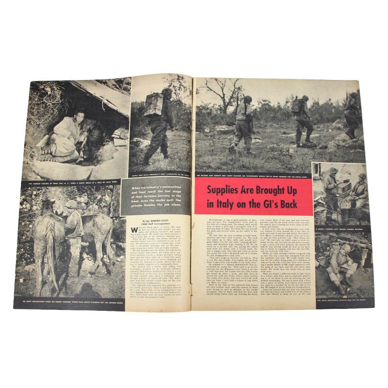 Magazine YANK, 11 février 1944, "LST Gun Captain"