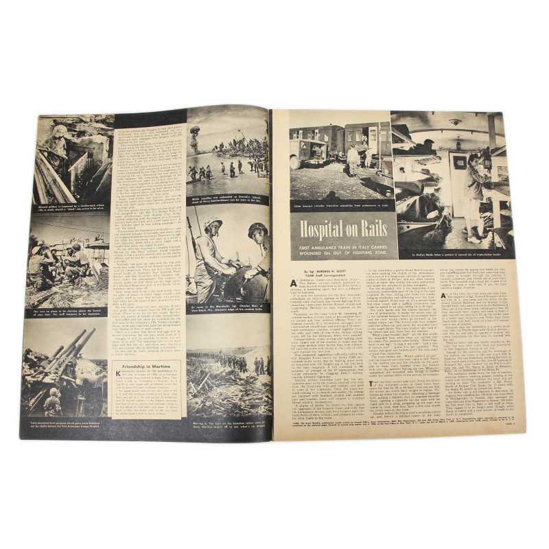 Magazine YANK, 10 mars 1944, "Zebras"