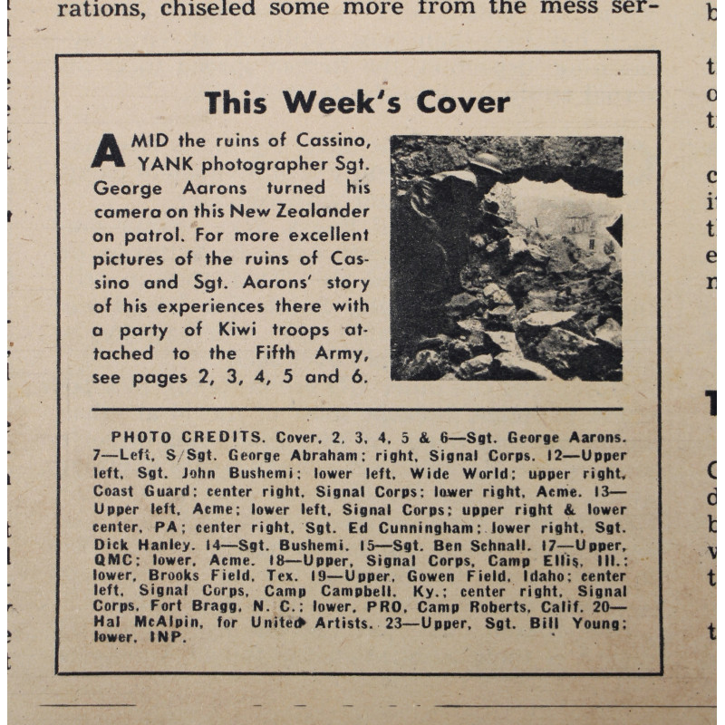 Magazine, YANK, May 12, 1944