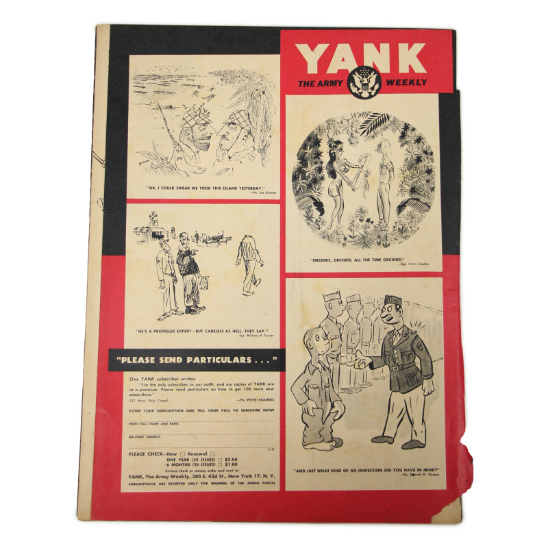 Magazine YANK, 12 mai 1944