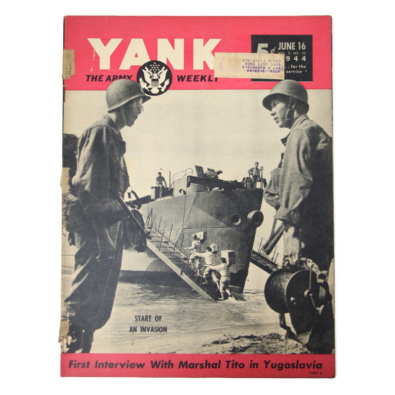 Magazine YANK, 16 juin 1944, "Start of an Invasion"