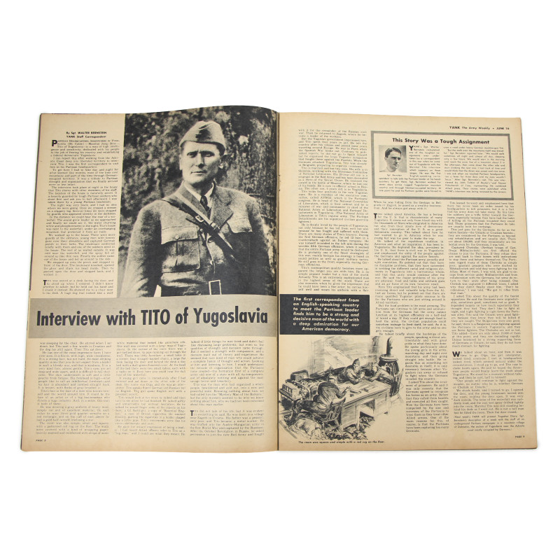 Magazine YANK, 16 juin 1944, "Start of an Invasion"