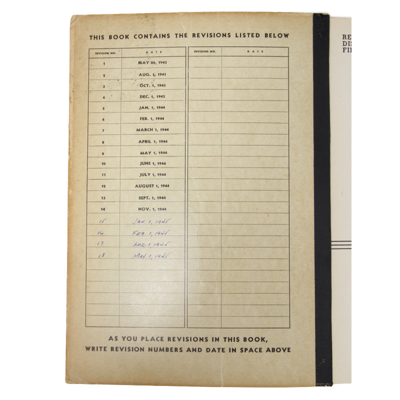 Manuel, Pilot's Information File, USAAF, 1943-1945