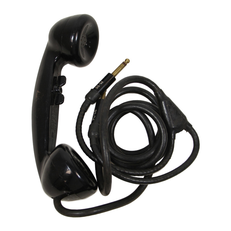 Combiné H-23C/U, US Army Signal Corps, pour émetteur-récepteur BC-1000 (SCR-300)