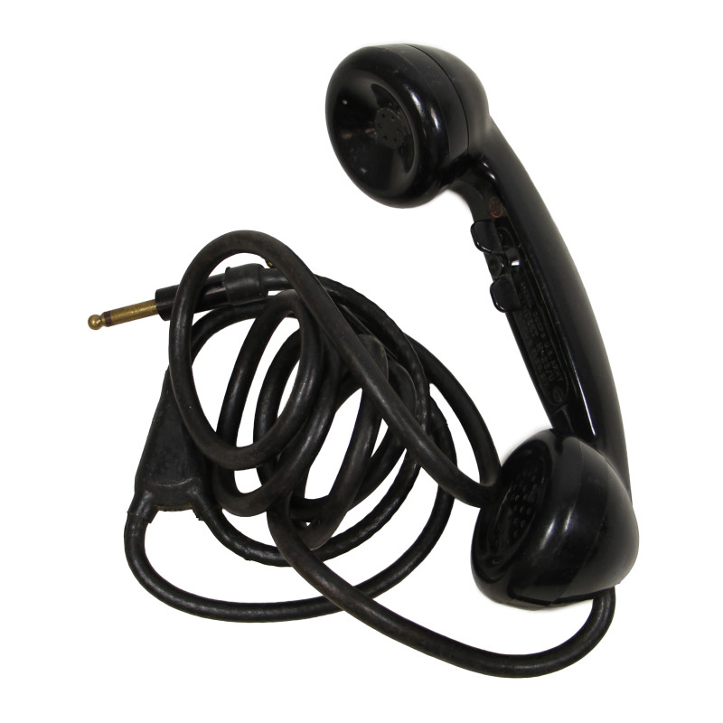 Handset, H-23/U, US Army Signal Corps, for Transceiver, BC-1000 (SCR-300)